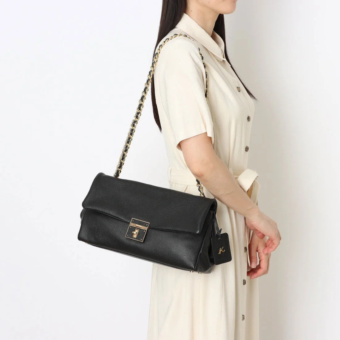 イタリー製 | 牛革セミショルダーバッグ KI-733