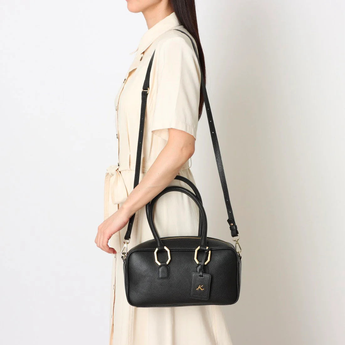 イタリー製 | 2WAY牛革ハンドバッグ KI-734