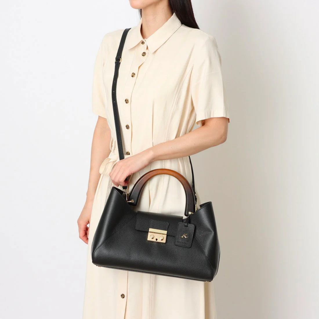 イタリー製 | 2WAY牛革ハンドバッグ KI-735