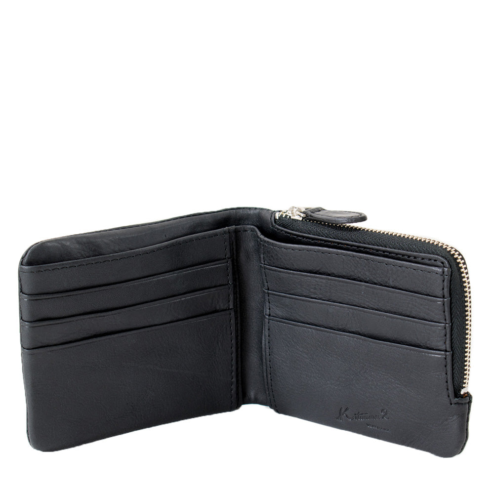 牛革二つ折り財布 D-53