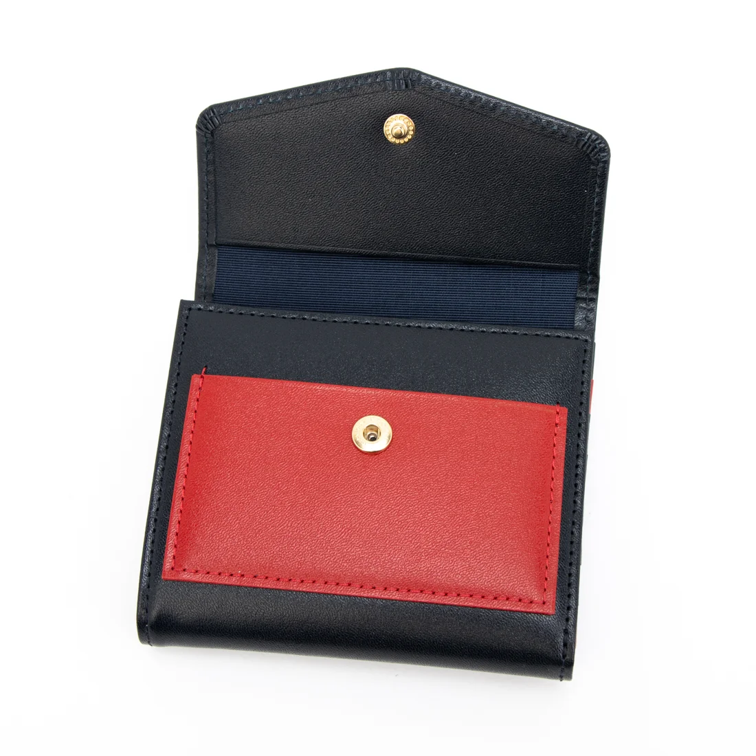 牛革薄型三つ折り財布 D-81