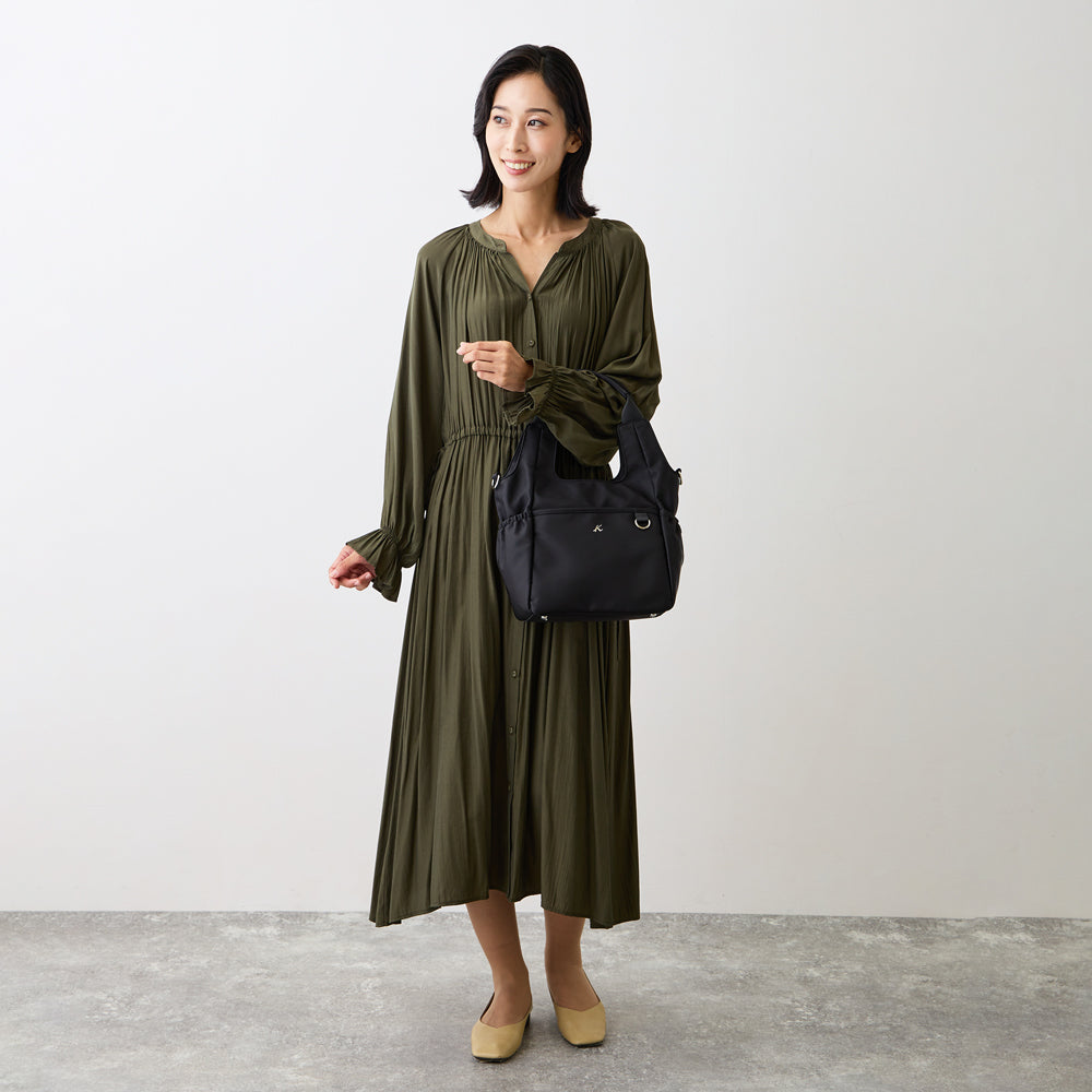 2WAYナイロンセミショルダーバッグ IM-78