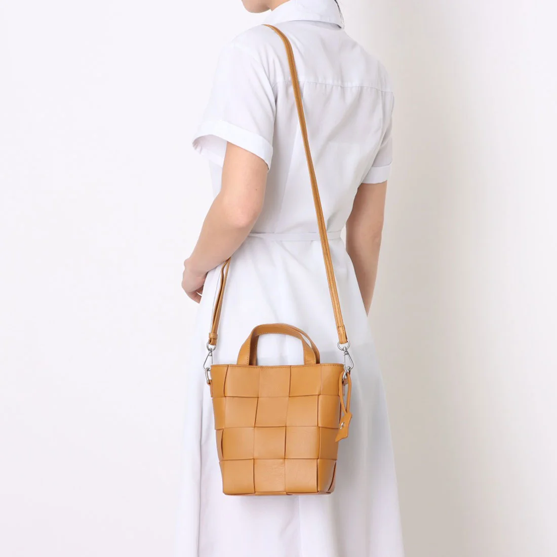 2WAY牛革ミニハンドバッグ M-555