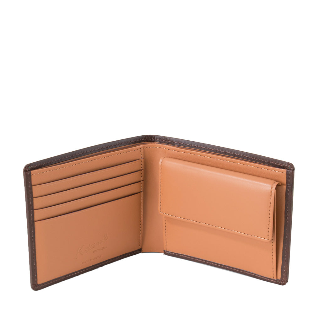 牛革二つ折り財布 U-125