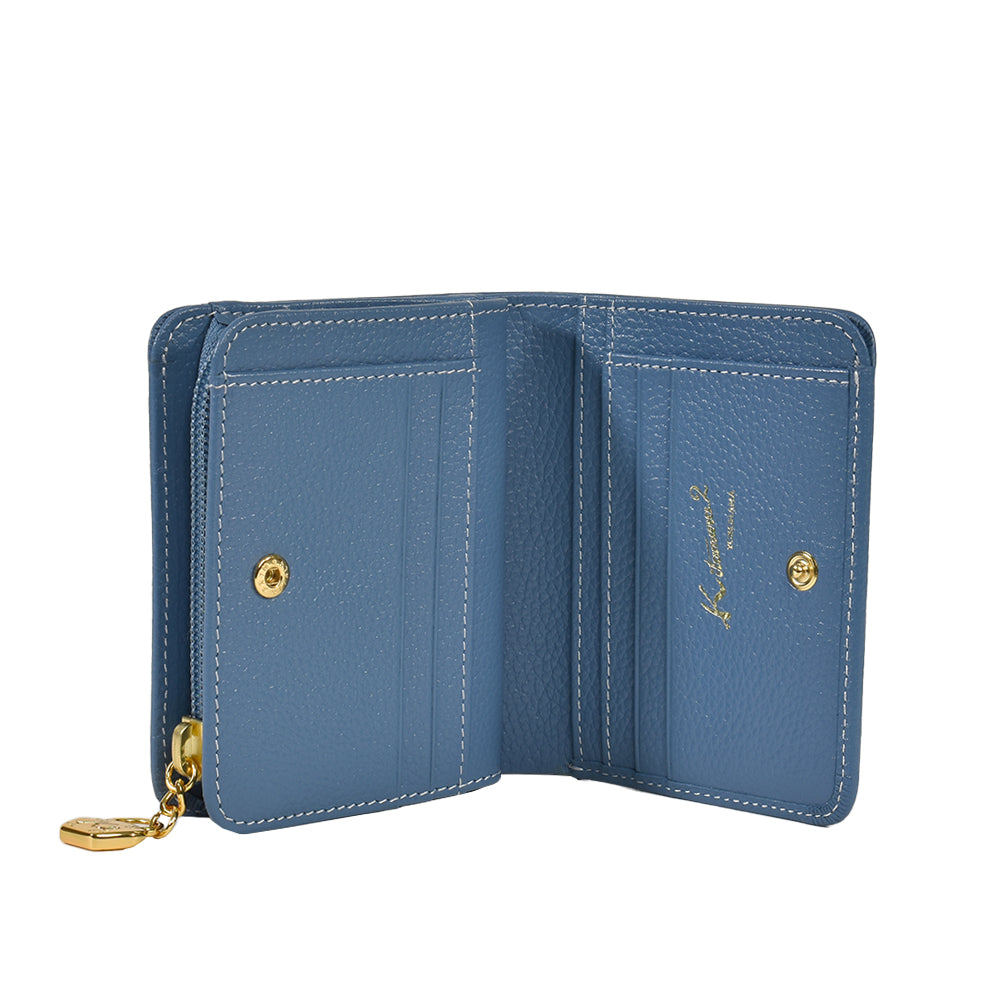 牛革二つ折り財布 U-128