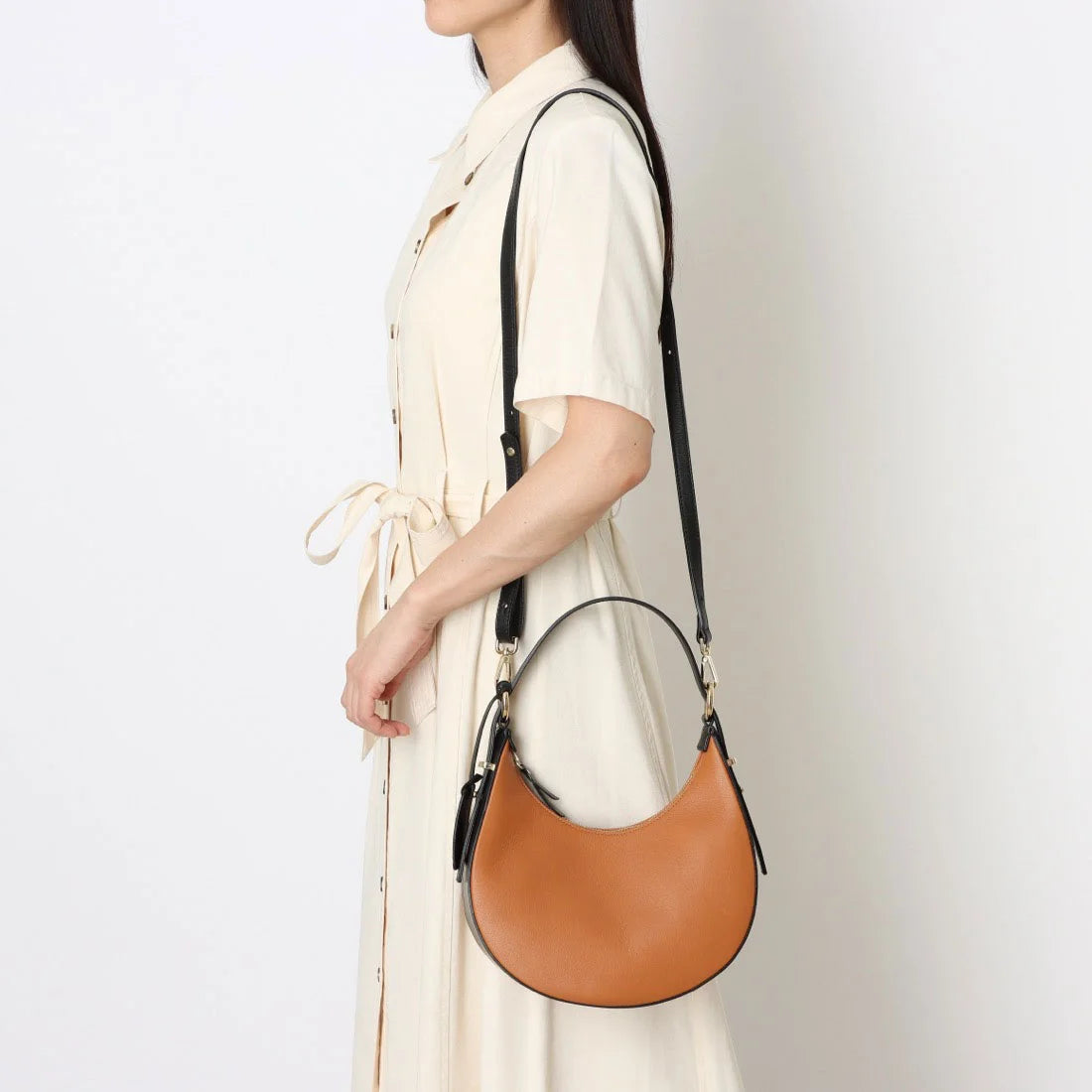 イタリー製 | 2WAY牛革セミショルダーバッグ KI-732