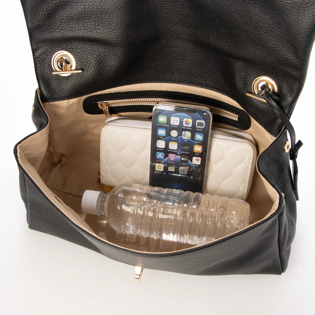 イタリー製 | 牛革セミショルダーバッグ KI-733