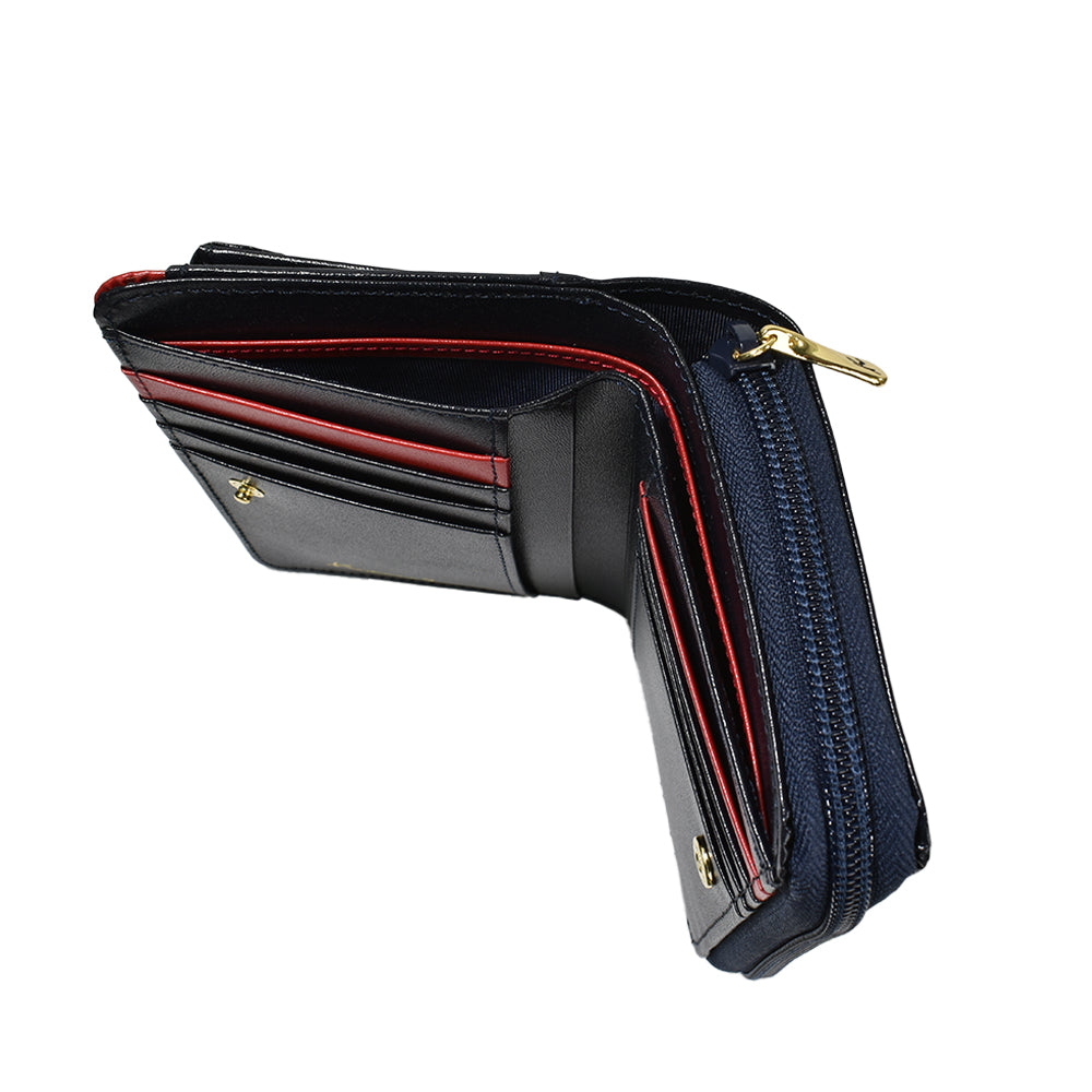牛革二つ折り財布 D-22