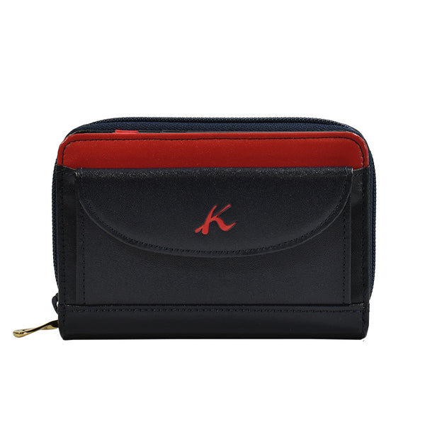 牛革二つ折り財布 D-22