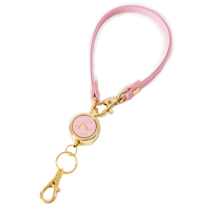 牛革リールキー付ストラップ D-46