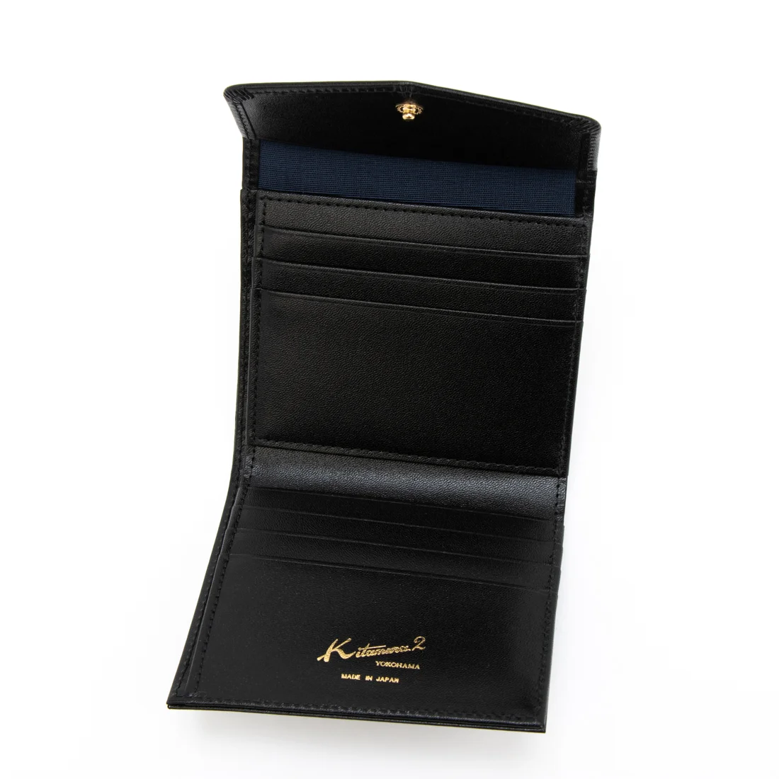 牛革薄型三つ折り財布 D-81