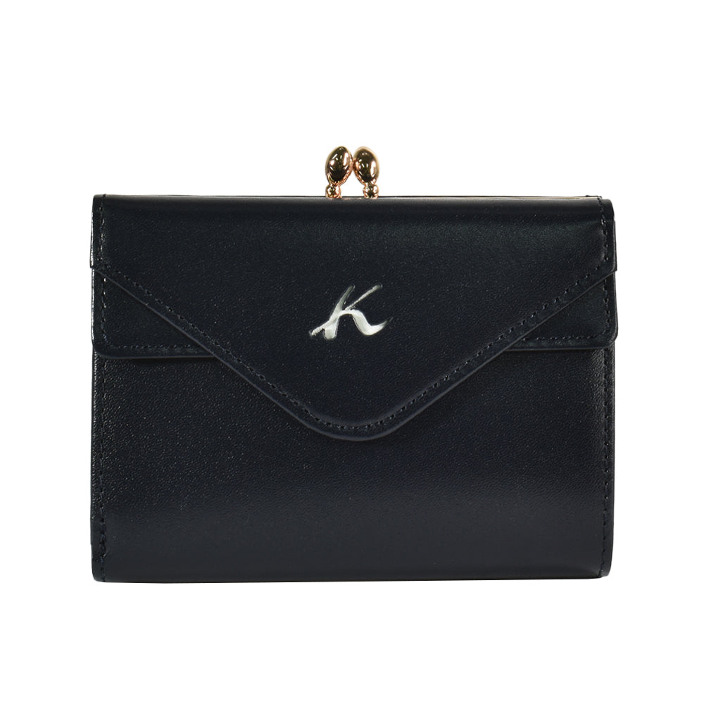 牛革口金二つ折り財布 D-21